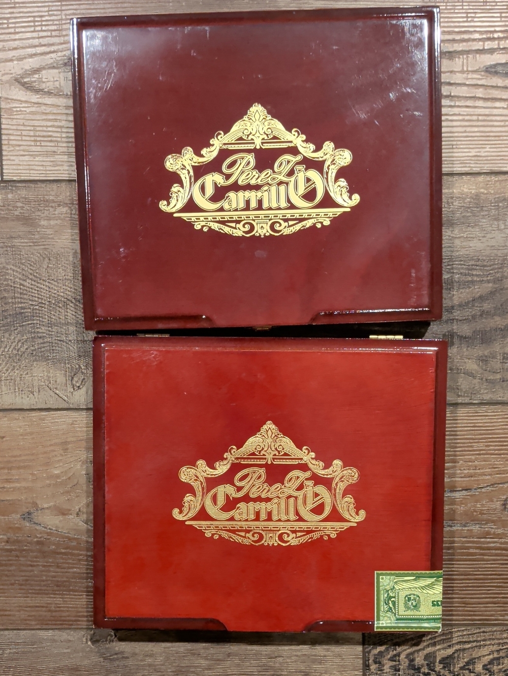 Red Decorative Humidor Box